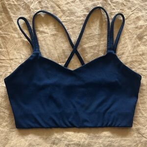 Girlfriend Collective Black Strappy Bra